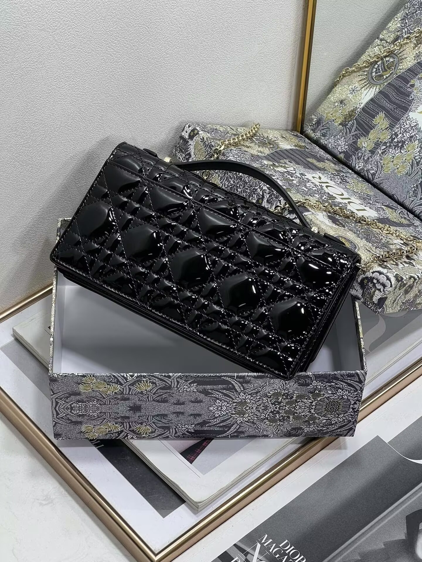 miss D*or mini handbag 21x11.5x4.5cm