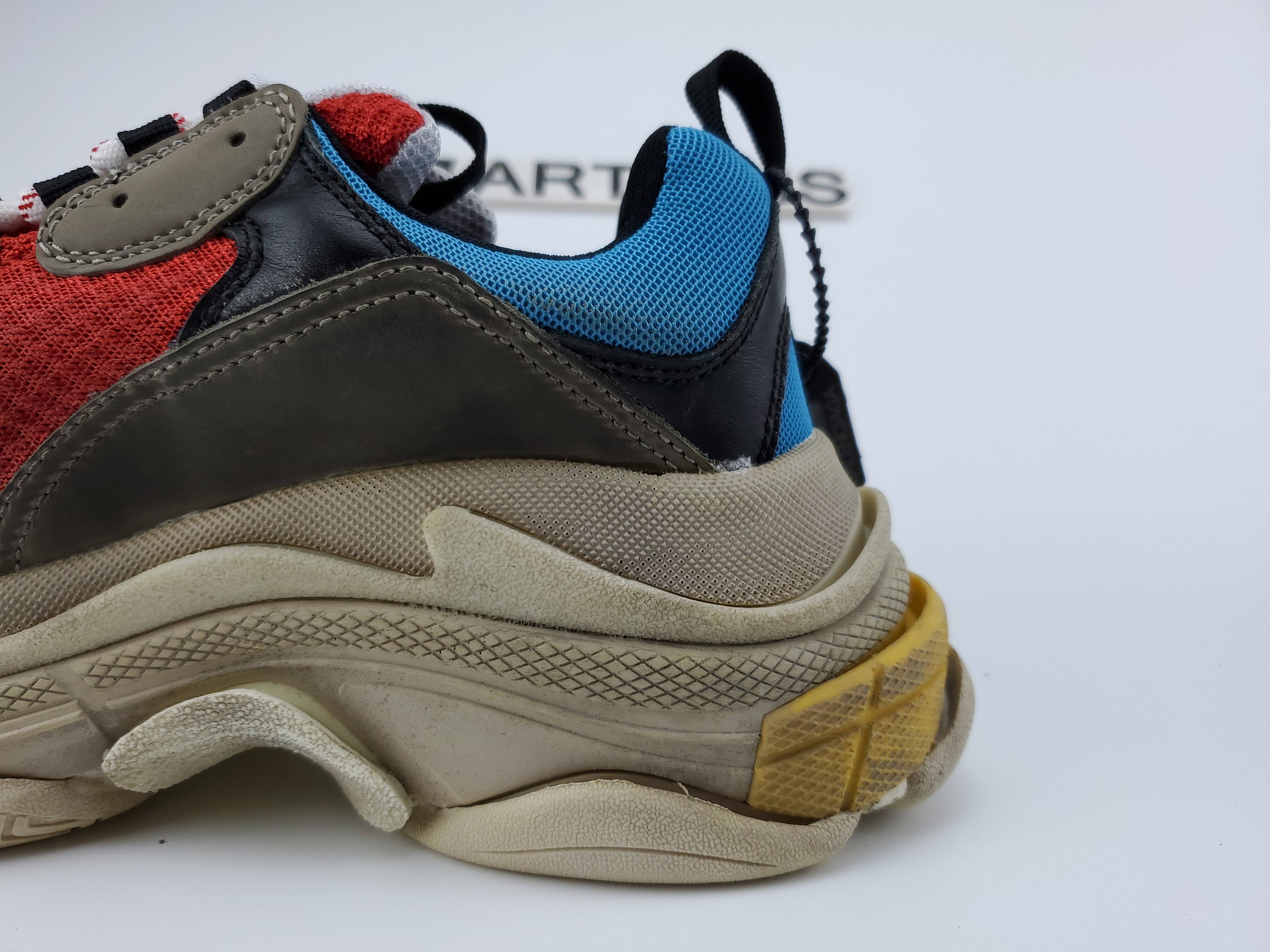 Balenciga Triple S Grey Red Blue (2018 Reissue)