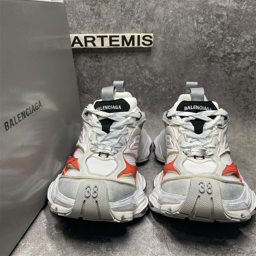 Balenciga Cargo White Grey Red