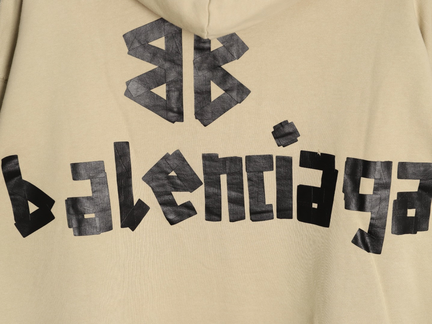 Ba*len*cia*ga 25fw fleece-lined hoodies