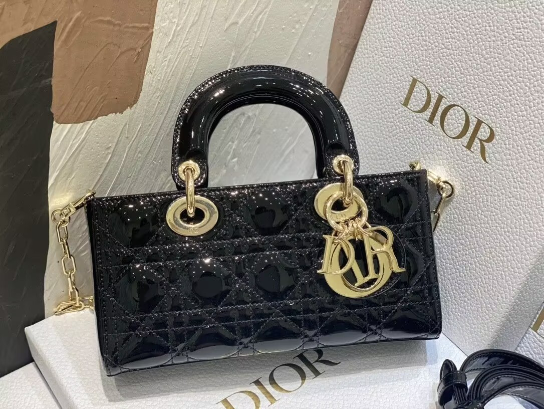 D*or small lady d-joy bag black 22x6x12cm