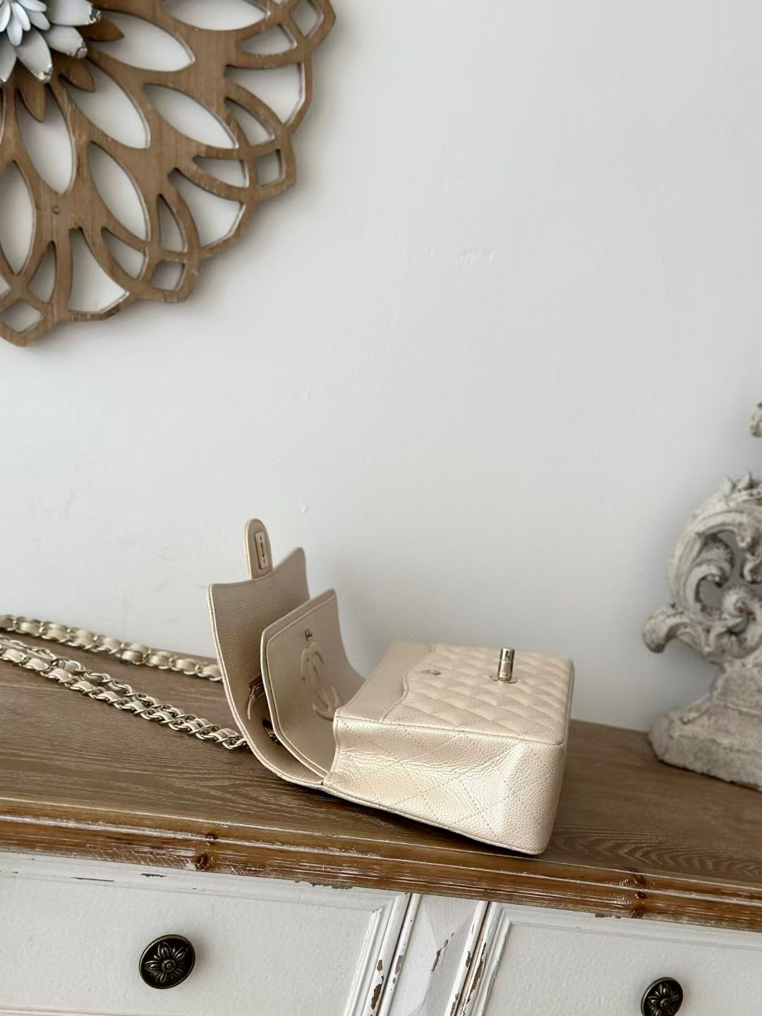 Ch*el classic flap handbag cf 25.5x 15x6cm