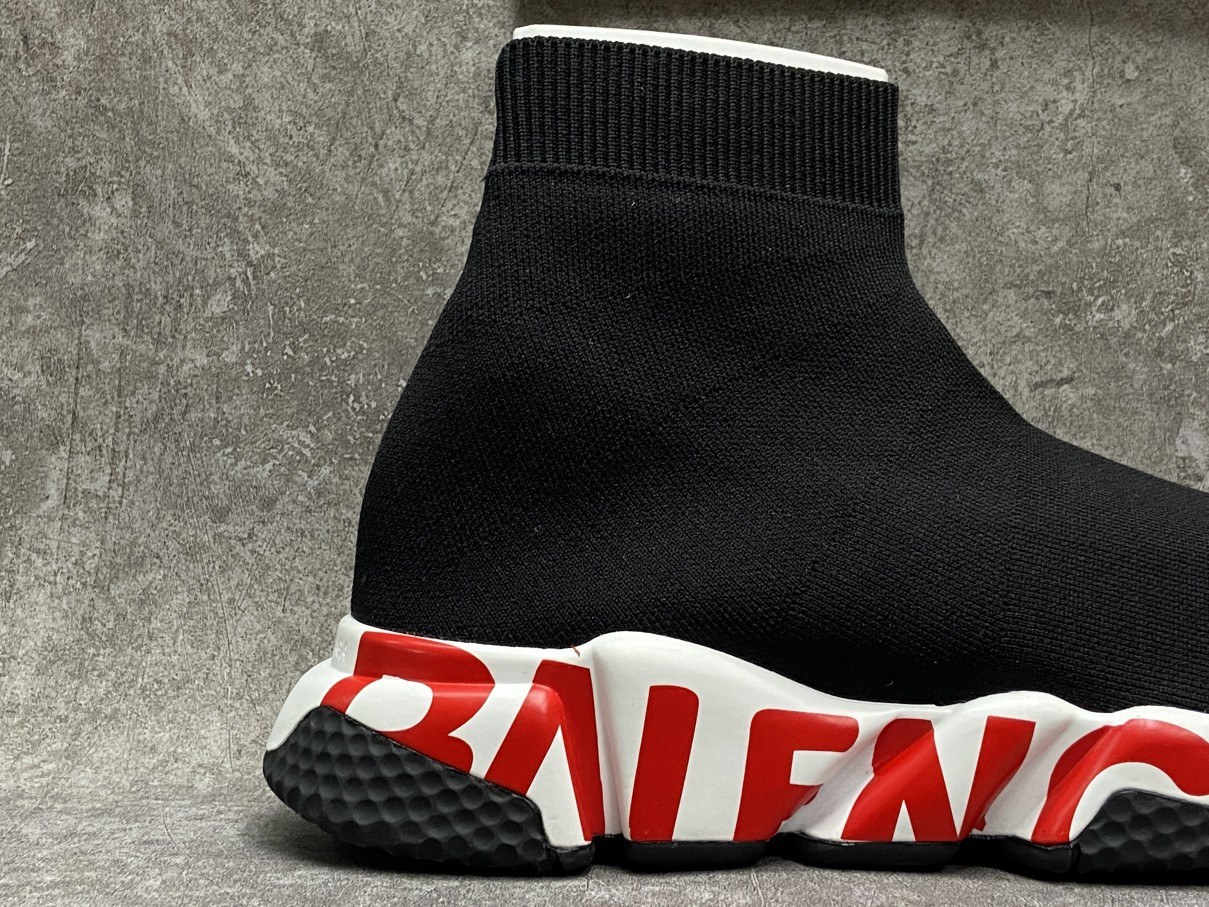 Balenciga Graffiti Speed Red Sole