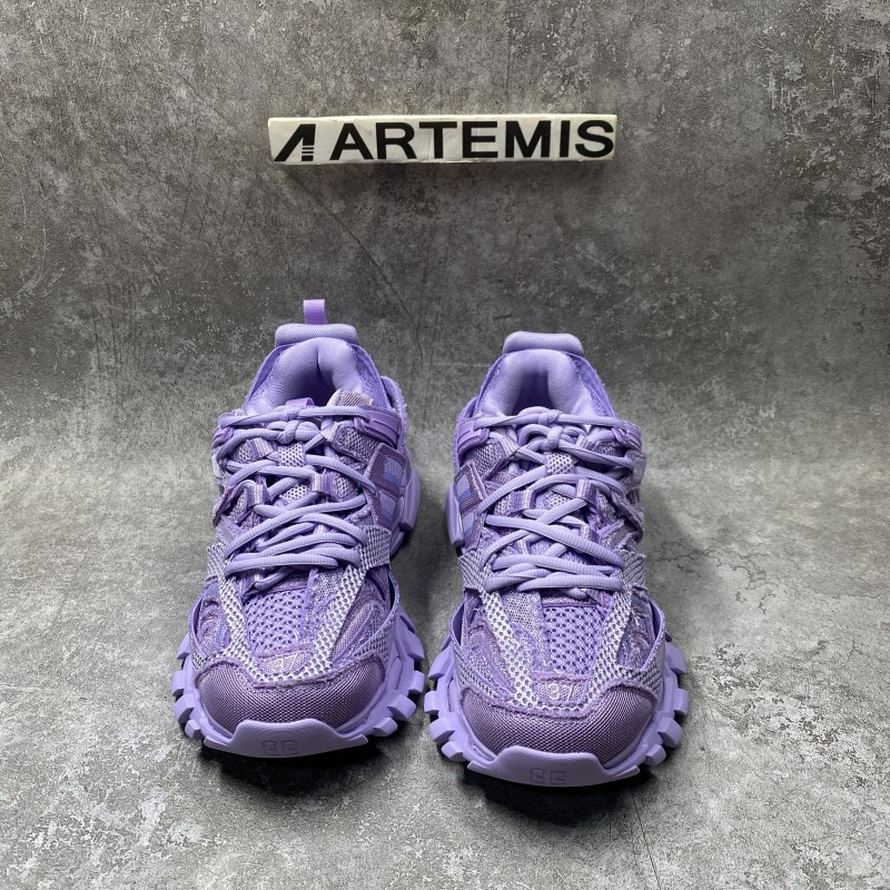 Balenciga Track Sneaker in Light Purple