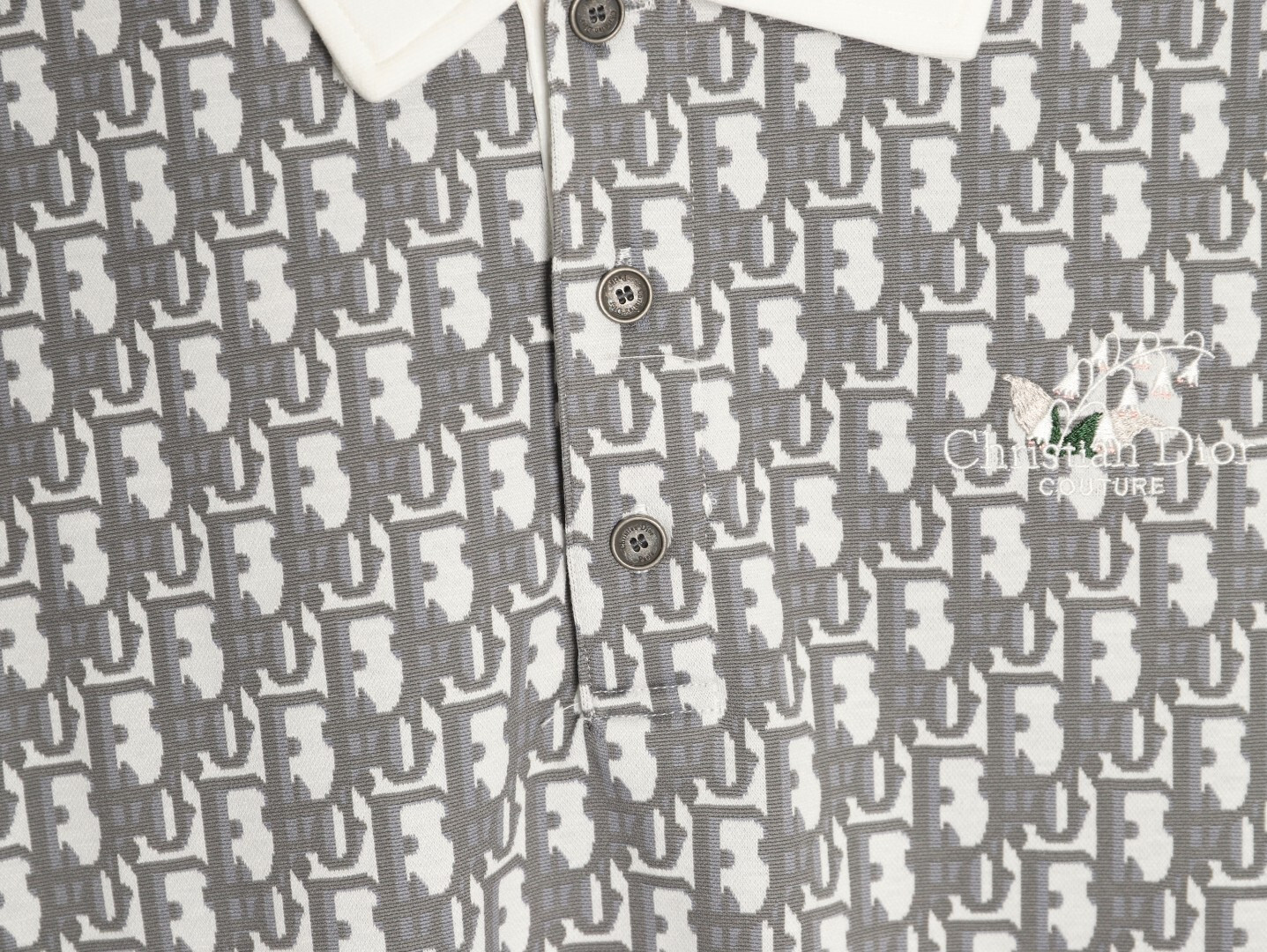 D*or long-sleeved polo shirt