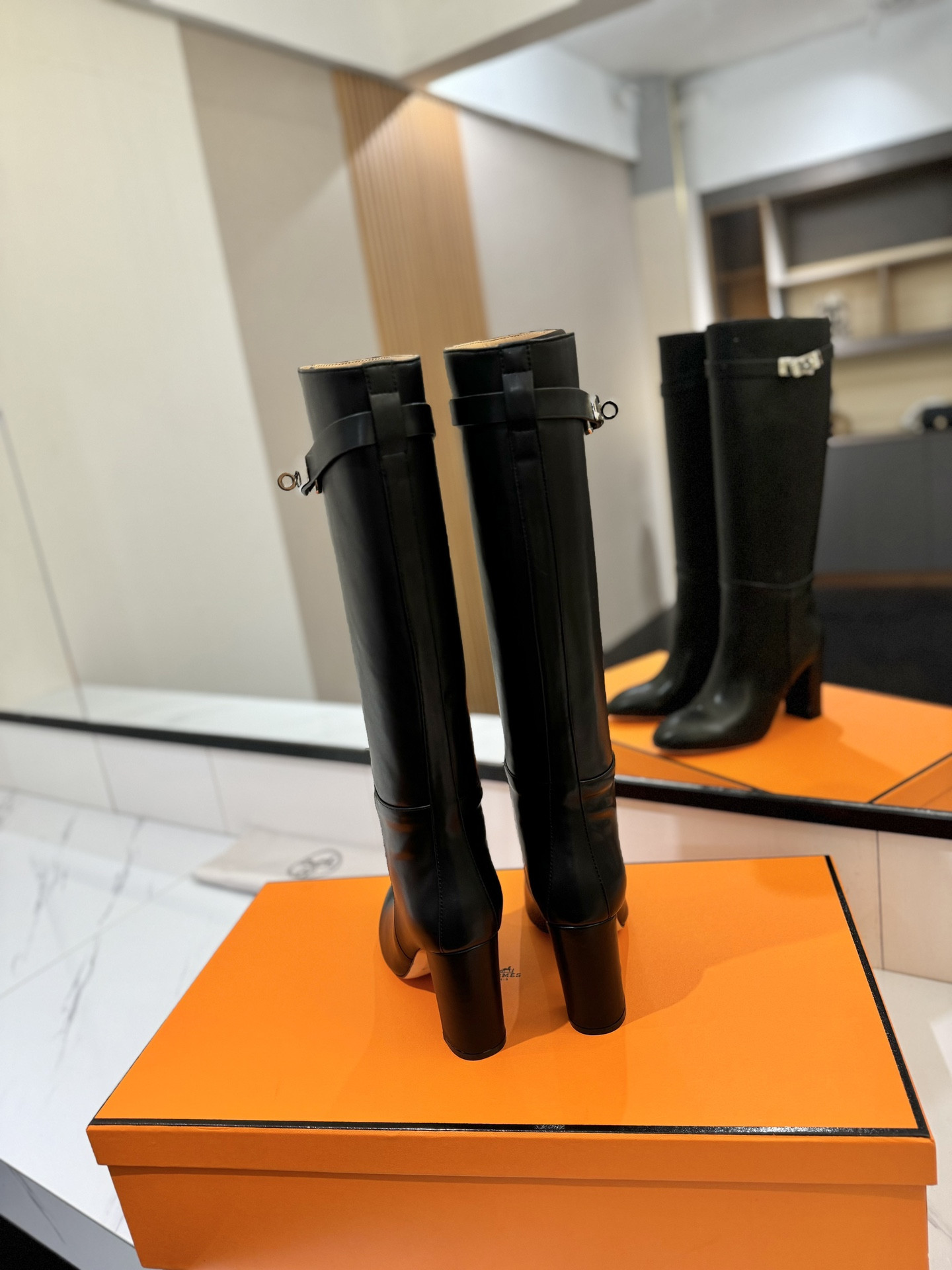 UA Hermès Jumping Boots (Heel height 8.5cm)