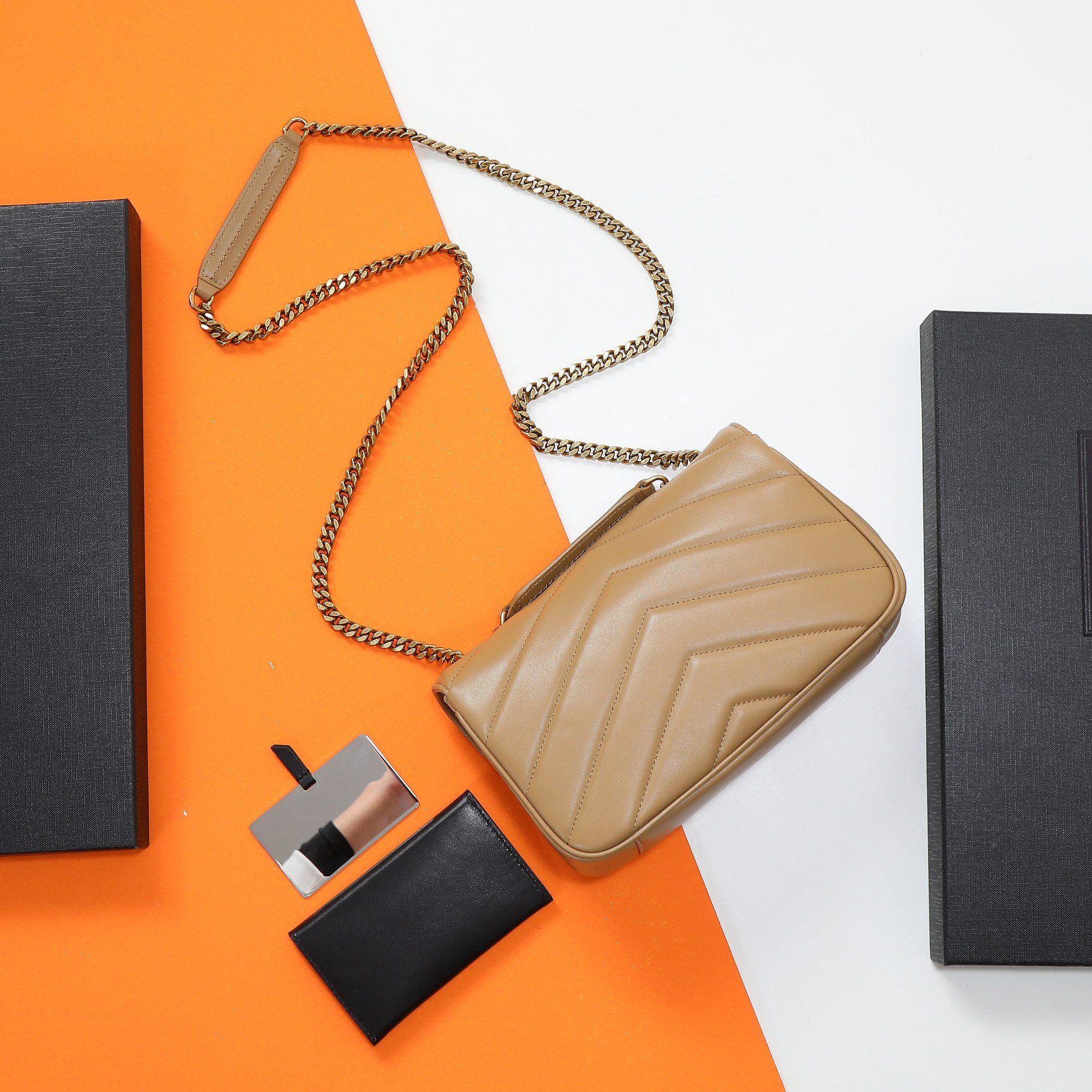 Y*L loulou small in matelassÉ lambskin 24x14x6cm