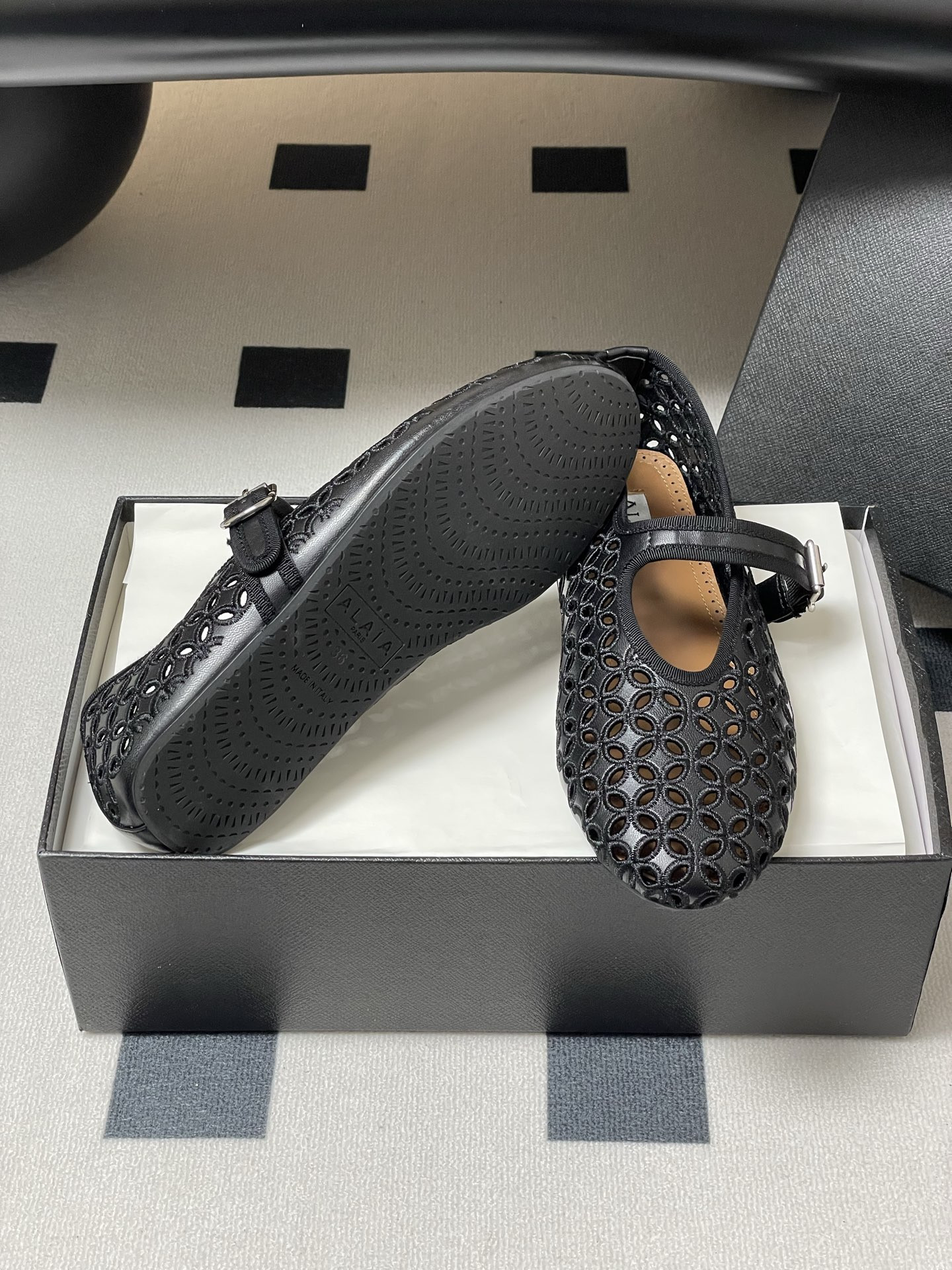 UA Alaïa BRAIDED BALLET FLATS(Customized Size 7-10 days production time)